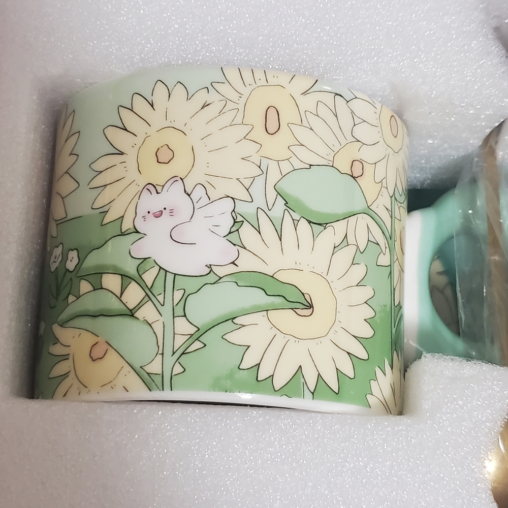 Cat Angel Mug Set